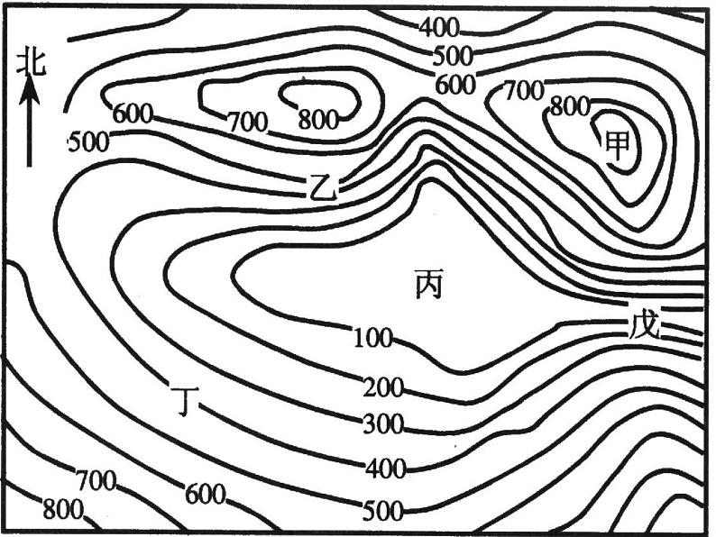 粤人版地理七年级上册 2.3等高线与地形图的判读 课件第8页