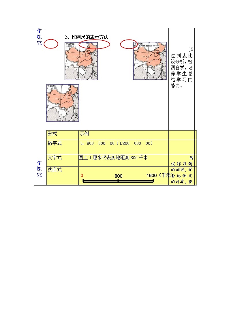 七上 第二章第一节地图基本要素（第2课时）教案第3页