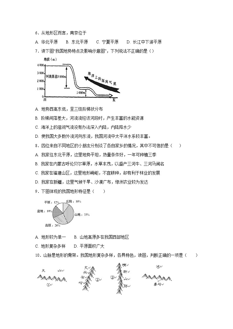 2.1 地形 课件（32张PPT）+教案+练习02