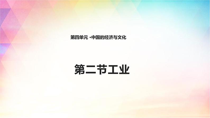 4.2 工业 课件（17张PPT）+教案+练习01