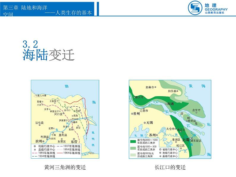 晋教版七年级地理上册第三章3.2海陆变迁第3页