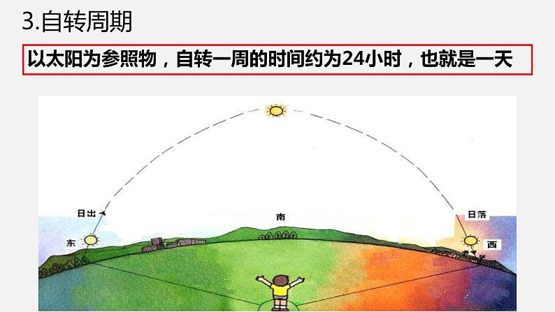 中图版初中地理八年级上册1.1 地球的自转和公转（第8页