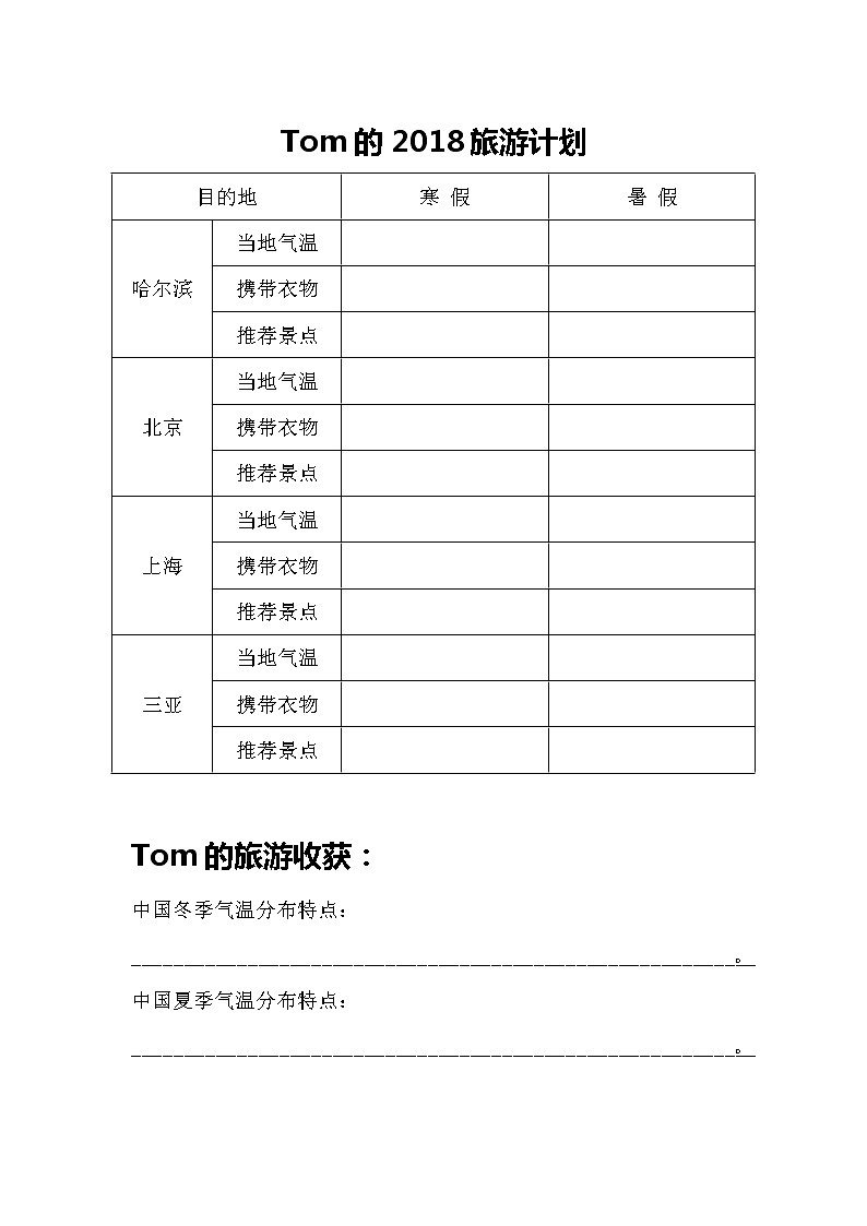 沪教版七年级上册祖国篇（上）3 气温与降水3.1 气温分布（第一课时） 课件（18张PPT）+教案+学习单01