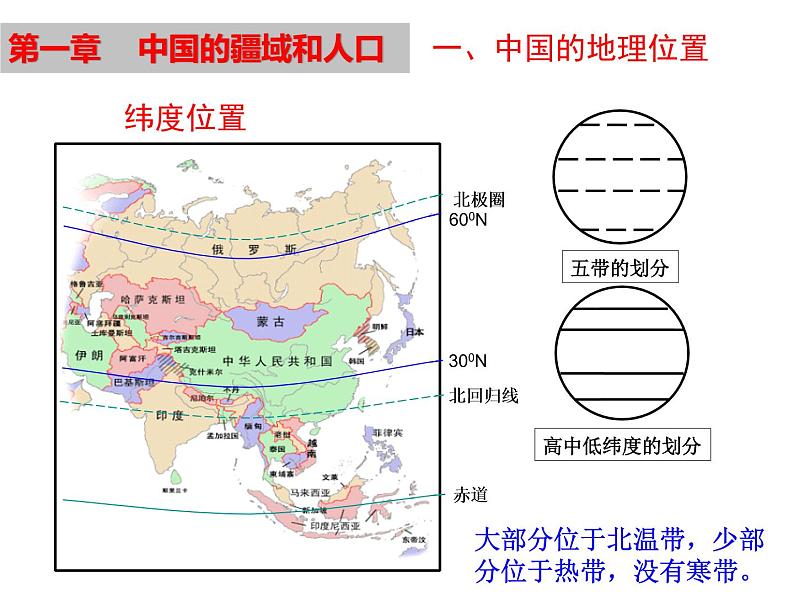 粤教版初中地理八年级上册课件   1.1位置和疆域第4页