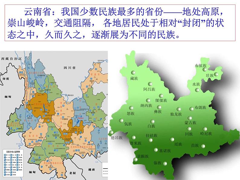 人教版初中地理八年级上册课件1.3民族06