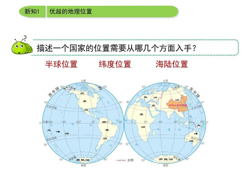 粤教版初中地理八年级上册课件 1.1位置和疆域05