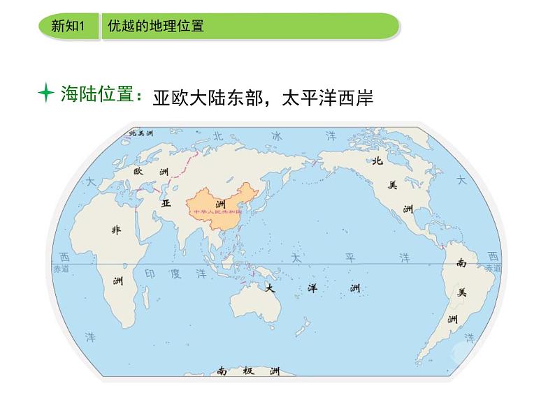 粤教版初中地理八年级上册课件 1.1位置和疆域08