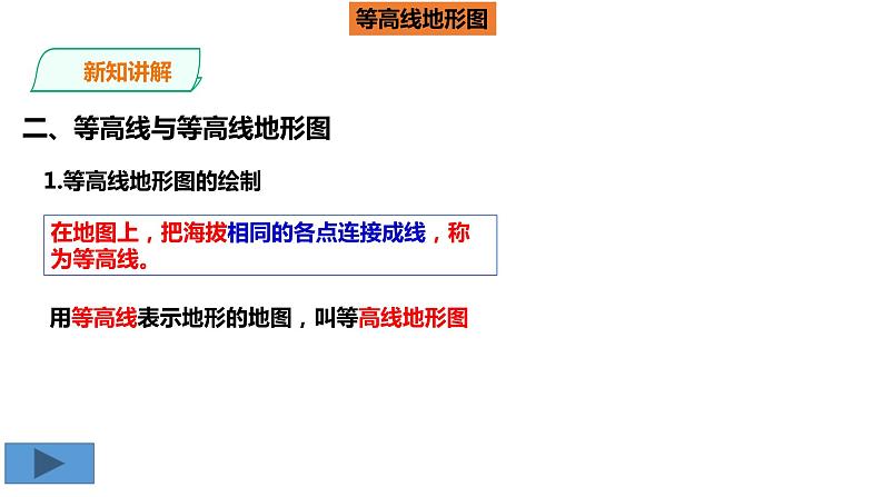 人教版地理七年级上册1.4《地形图的判读》第一课时课件PPT08