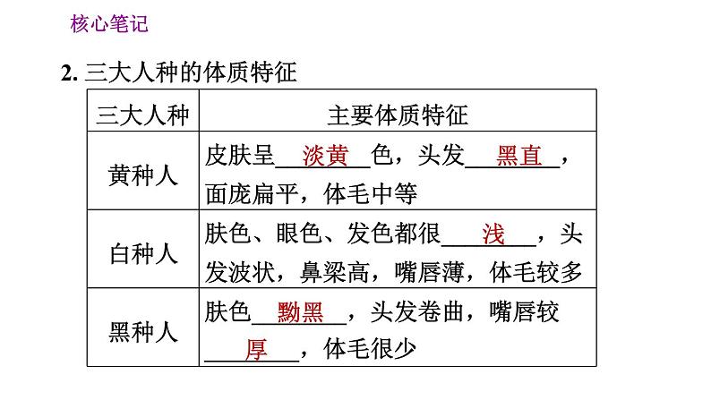 人教版七年级上册地理习题课件 第4章 4.1.2 人口问题　不同的人种第5页