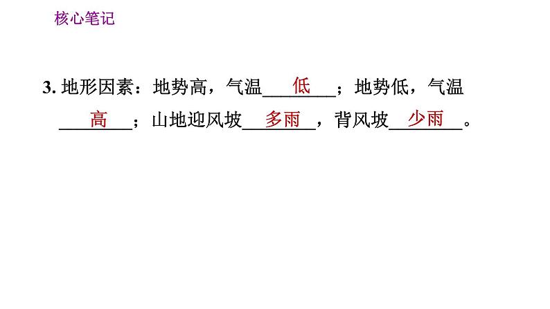 人教版七年级上册地理习题课件 第3章 3.4.2 影响气候的主要因素　气候与人类活动03