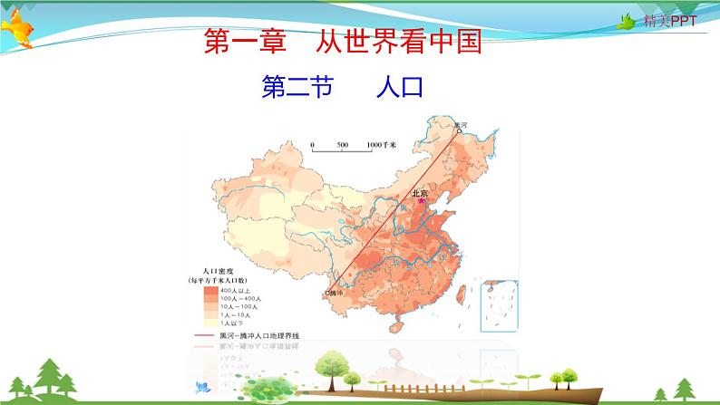 （人教版）八年级地理上册同步备课  1.2 人口（课件）01