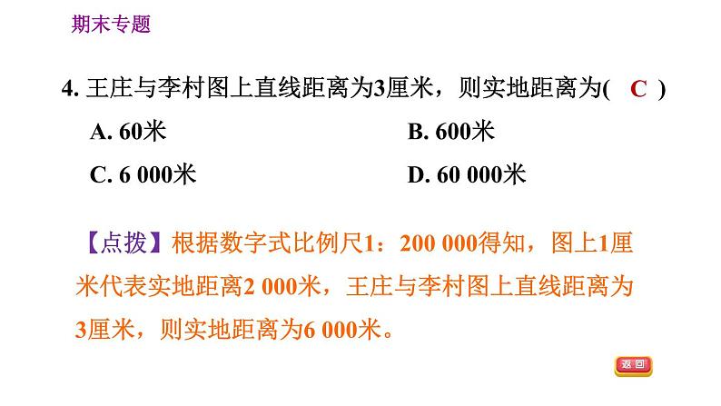 人教版七年级上册地理习题课件 期末专练 专题二　地理实践力：等高线地形图的判读与应用第8页