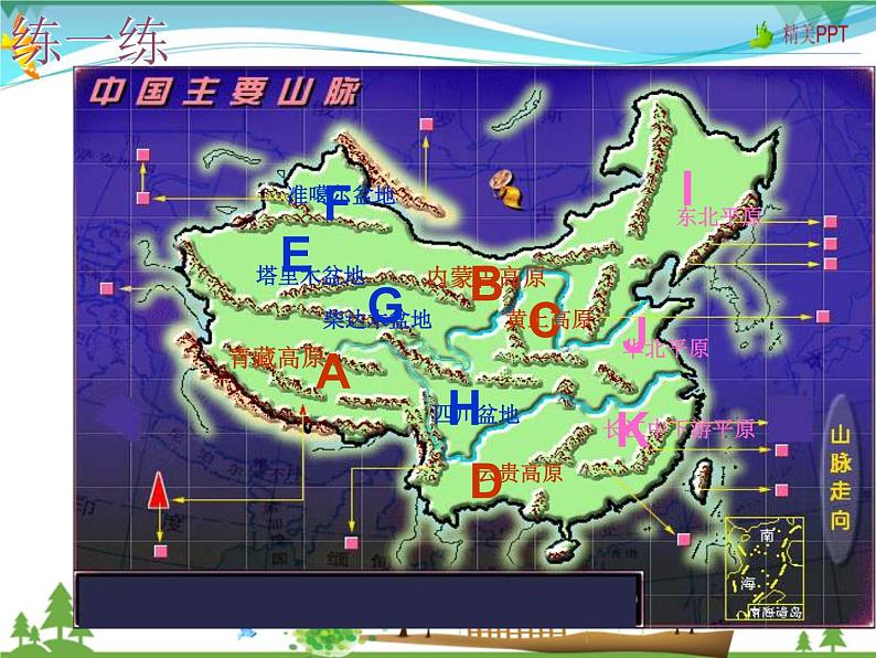 （湘教版）八年级地理上册课时同步课件 2.1 中国的地形（第二课时）03