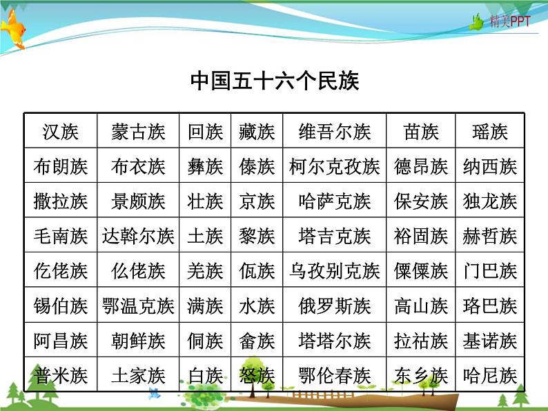 （湘教版）八年级地理上册课时同步课件 1.4 中国的民族03