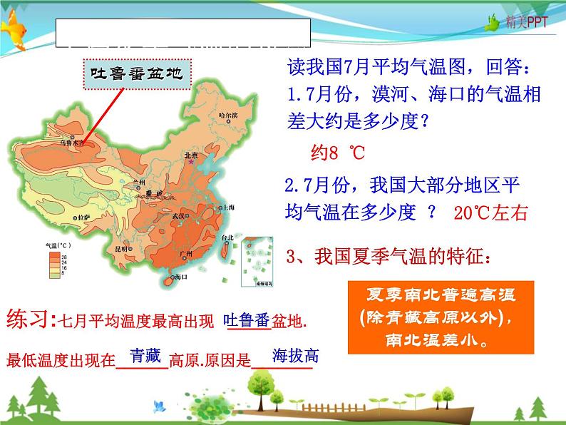 （湘教版）八年级地理上册课时同步课件 2.2 中国的气候第一课时06