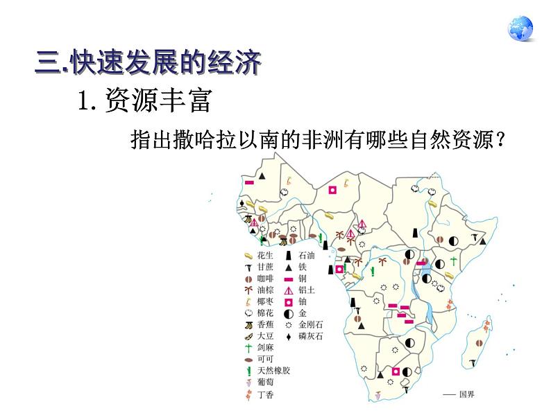 中图版 八年级下册 第六章 认识地区 第四节 撒哈拉以南非洲（第二课时）课件PPT第3页