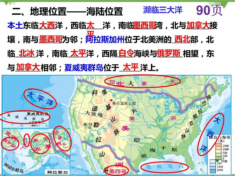 8.5美国（第1课时）-七年级地理下册  同步教学课件+练习+讲评（湘教版）06