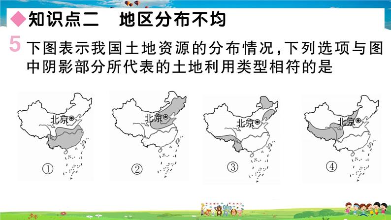 八年级上人教版版地理作业课件第三章第二节 土地资源07