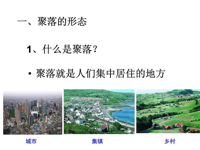 人教版七年级地理上册 4.3 人类的聚居地——聚落课件PPT第4页