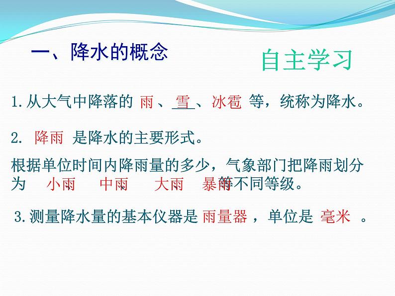 人教版七年级地理上册 3.3 降水的变化与分布课件PPT第3页