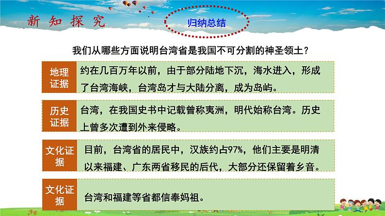 7.4.1《祖国的神圣领土—台湾省》（教学课件+教案+习题课件）07