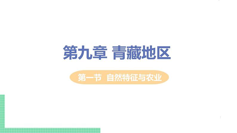 人教版八年级地理下册 第九章 青藏地区 第一节  自然特征与农业 课件01