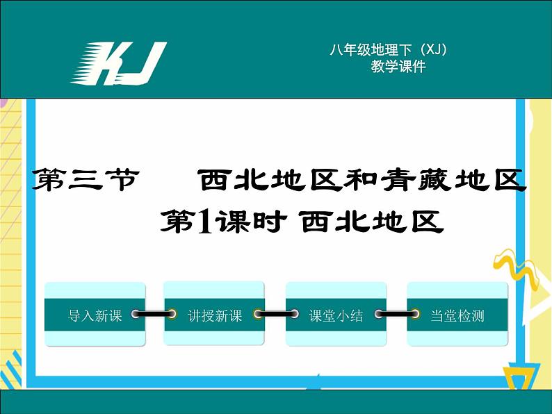 湘教版八年级下册地理-第五章中国的地域差异-第三节 西北地区和青藏地区课件PPT01