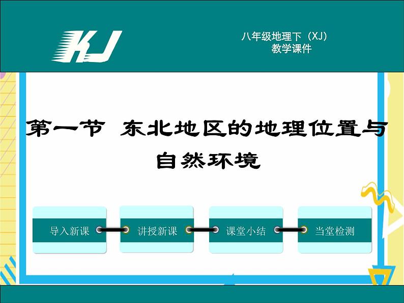 湘教版八年级下册地理-第六章认识区域：位置与分布-第一节  东北地区的地理位置与自然环境课件PPT01