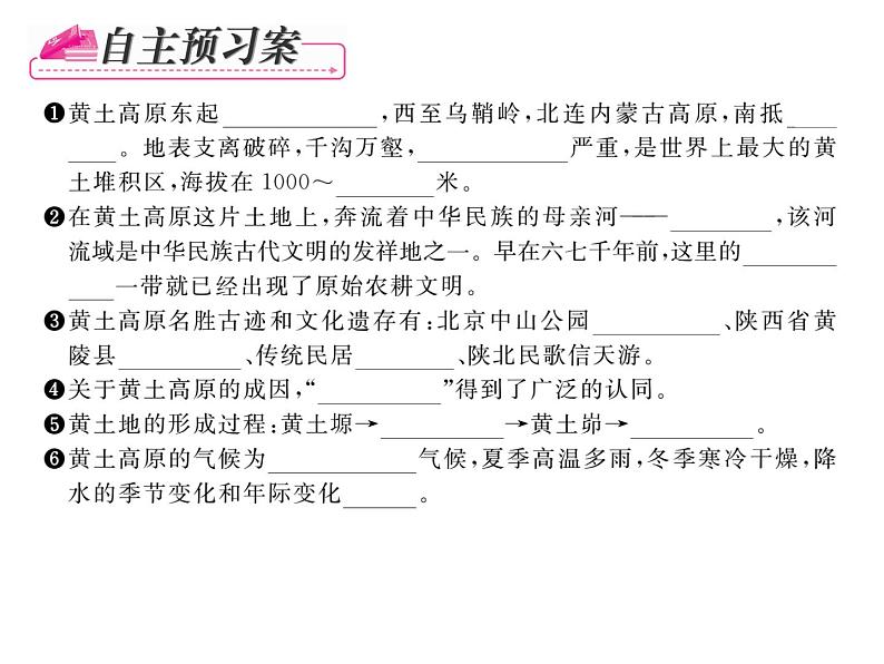 人教版地理八年级下册第六章第三节  世界最大的黄土堆积区----黄土高原第1课时 课件05