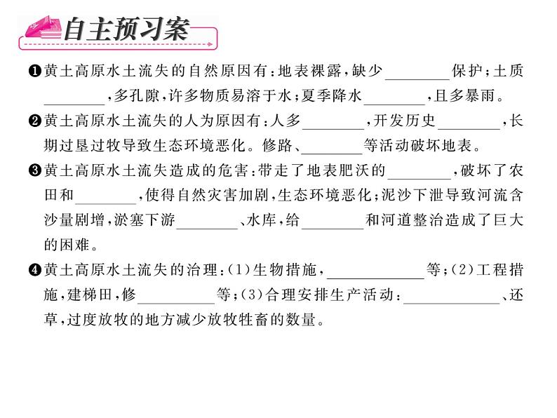 人教版地理八年级下册第六章第三节  世界最大的黄土堆积区----黄土高原第2课时 课件第5页