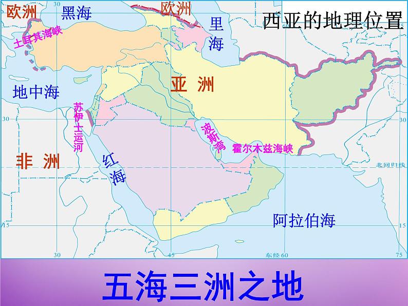 七年级地理下册7.3 西亚课件1 湘教版06