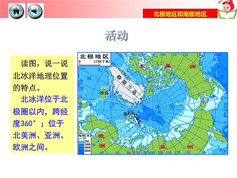 湘教版七年级地理下册7.5 北极地区和南极地区课件第5页