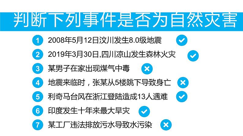 人教版八年级上册地理2.4自然灾害-课件04