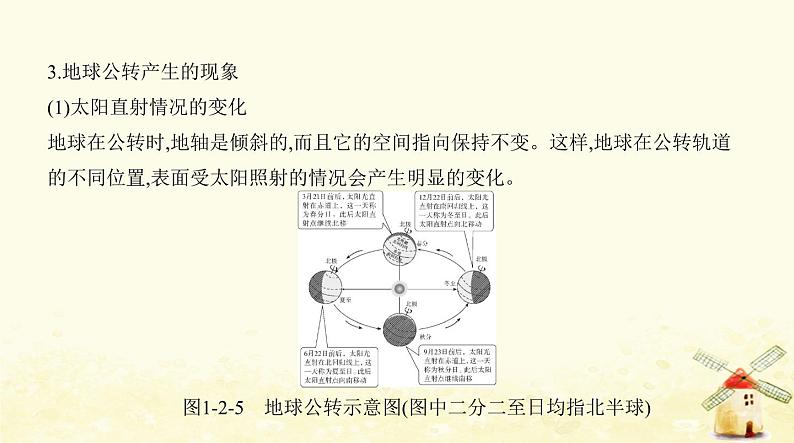 七年级地理上册第一章地球和地图第二节地球的运动同步练习课件新人教版08