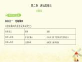 七年级地理上册第二章陆地和海洋第二节海陆的变迁同步练习课件新人教版