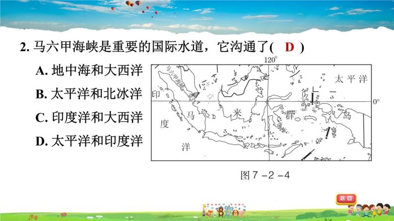 人教版地理七年级下册-7.2.1 “十字路口”的位置   热带气候与农业生产【习题课件】07