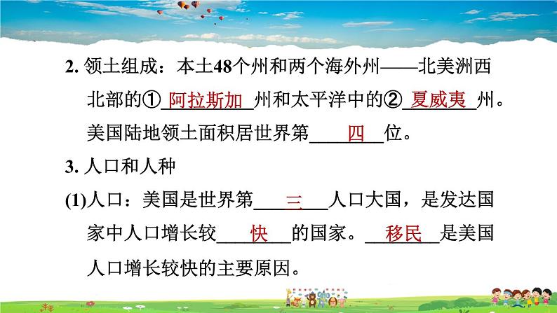 人教版地理七年级下册-9.1.1 民族大熔炉　农业地区专业化【习题课件】04