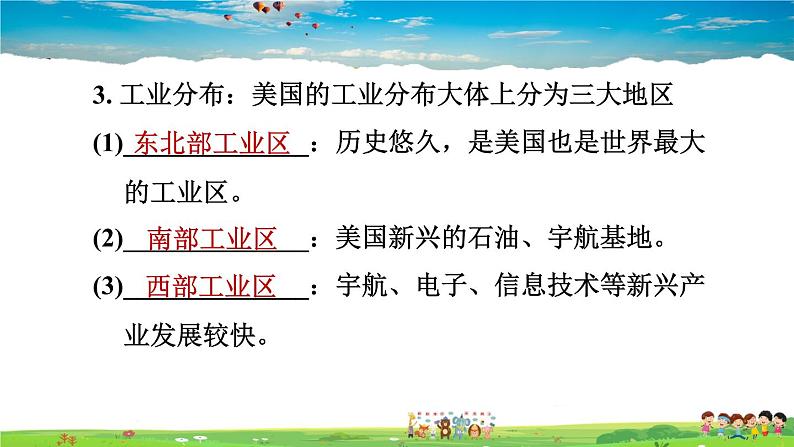 人教版地理七年级下册-9.1.2 世界最发达的工业国家【习题课件】03