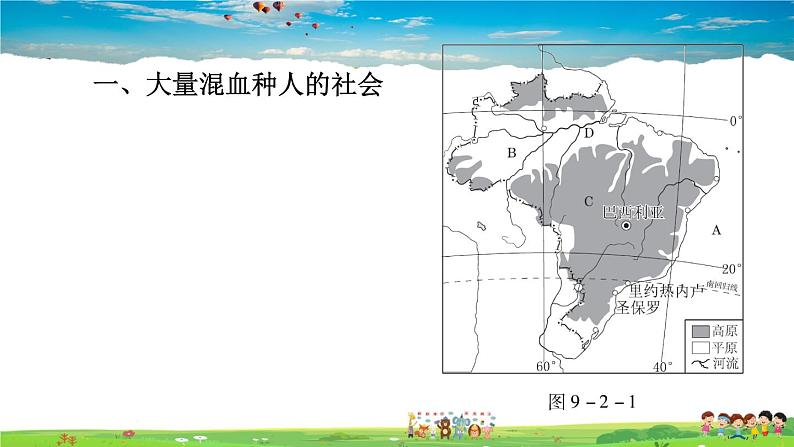 人教版地理七年级下册-9.2.1 大量混血种人的社会发展中的工农业【习题课件】第2页