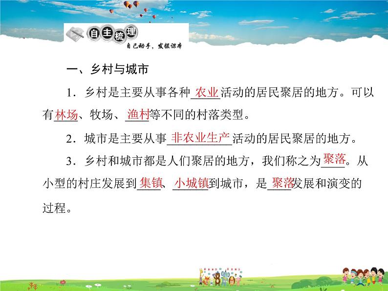 粤教版地理七年级上册《第5章第三节　聚落的发展变化》第2页