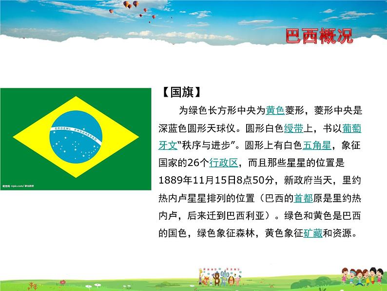 湘教版地理七年级下册  《第8章第6节 巴西》PPT课件 (1)第4页