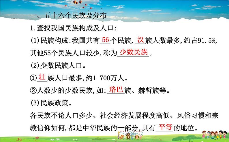 湘教版地理八年级上册  《第1章第四节 中国的民族》PPT课件 (1)03