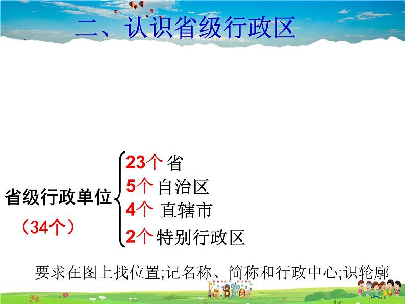 湘教版地理八年级上册  《第1章第二节 中国的行政区划》PPT课件 (14)第4页