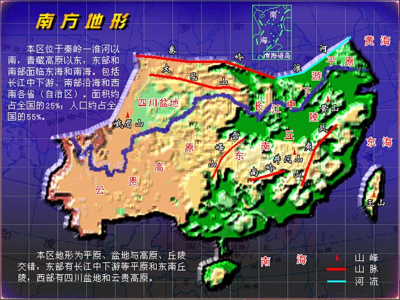 湘教版地理八年级下册  《第5章第2节 北方地区和南方地区》PPT课件 (8)第3页