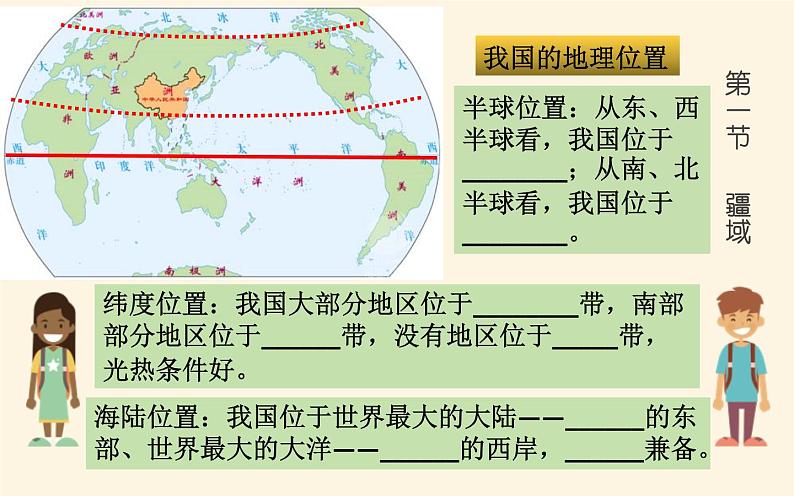 人教版地理八年级上册期中复习（第一章和第二章）课件第3页