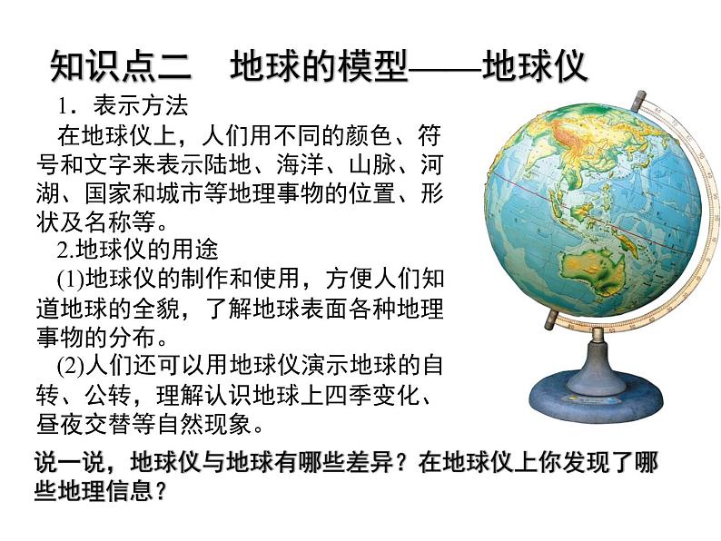 2021-2022学年度人教版七年级地理上册课件 1.1地球和地球仪第7页