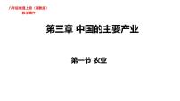 湘教版八年级上册第一节   农业多媒体教学课件ppt