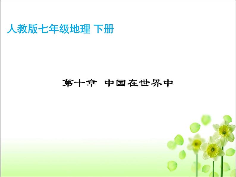 人教版八年级地理下册第十章中国在世界中课件（共55张PPT）第4页