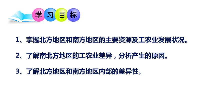 湘教版地理八年级下册《第五章 第二节北方地区和南方地区》同步教学课件PPT第2页