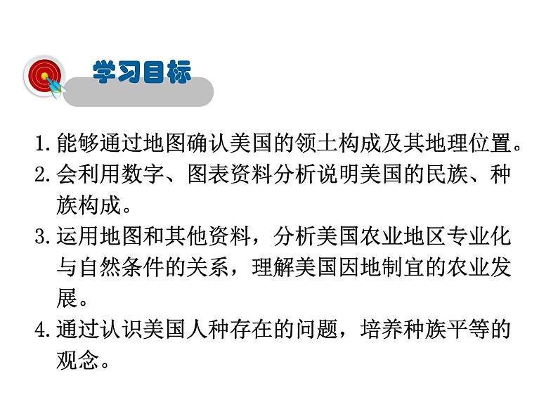 2021-2022学年年人教版七年级地理下册课件 9.1美国第2页